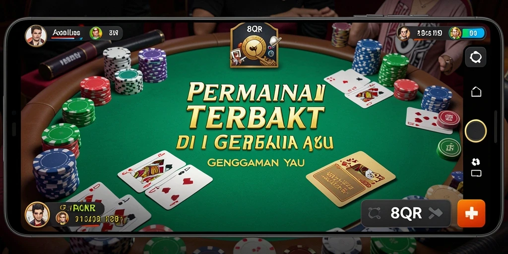 Screenshot gameplay Poker yang menarik dan menegangkan di 8QR.