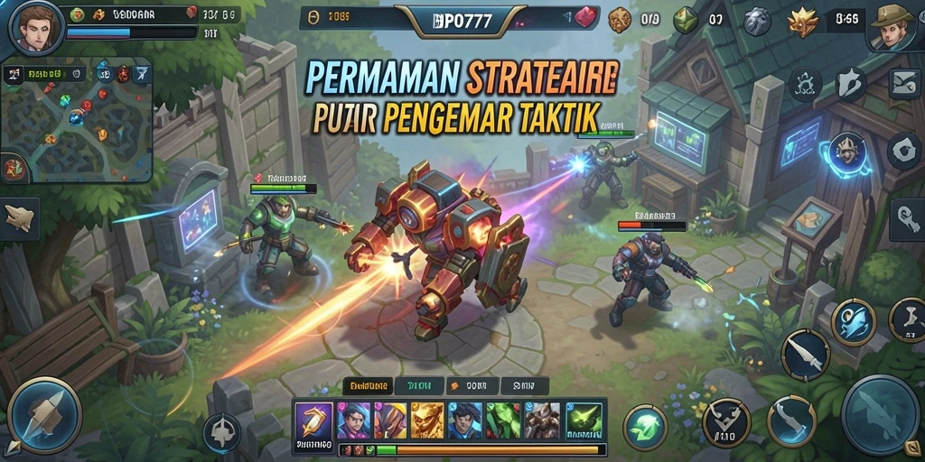Tampilan gameplay BPO777 yang menantang dan strategis.