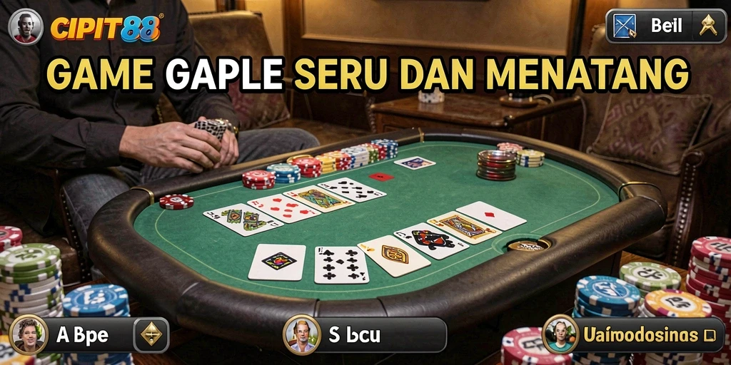 Tampilan gameplay seru dan interaktif dari CIPIT88.