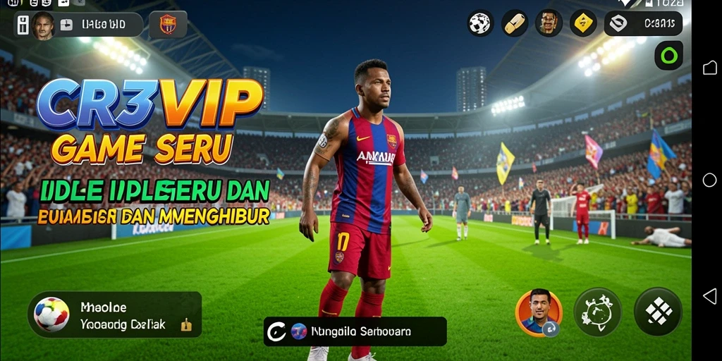 Tampilan gameplay CR7VIP dengan elemen Idle yang menarik.