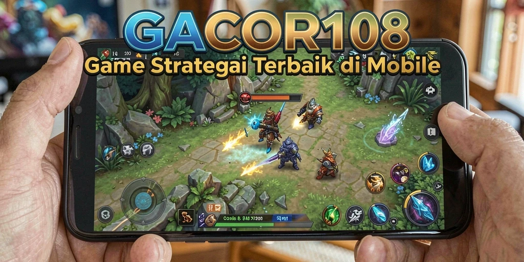 Screenshot utama GACOR108 menampilkan aksi gameplay SLG yang seru.