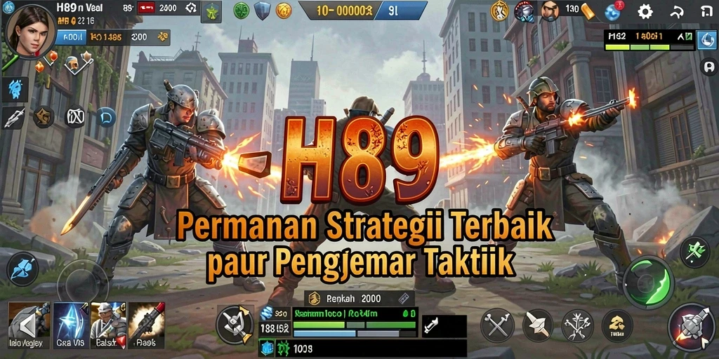 Tampilan menarik saat berperang dalam H89 dengan taktik yang mendebarkan.
