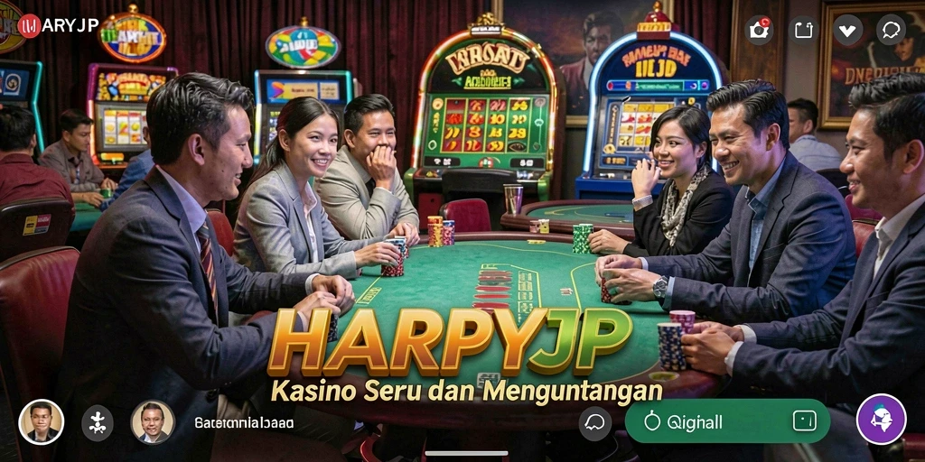 Tampilan menarik dari gameplay Kasino di HARAPJP.