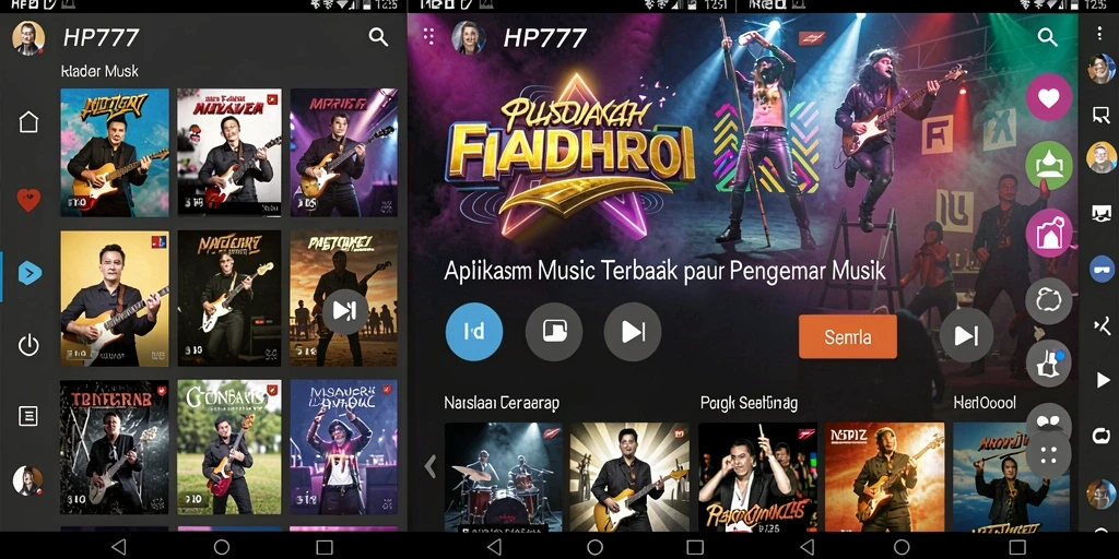Tampilan menarik dari gameplay HP777 yang penuh dengan musik.