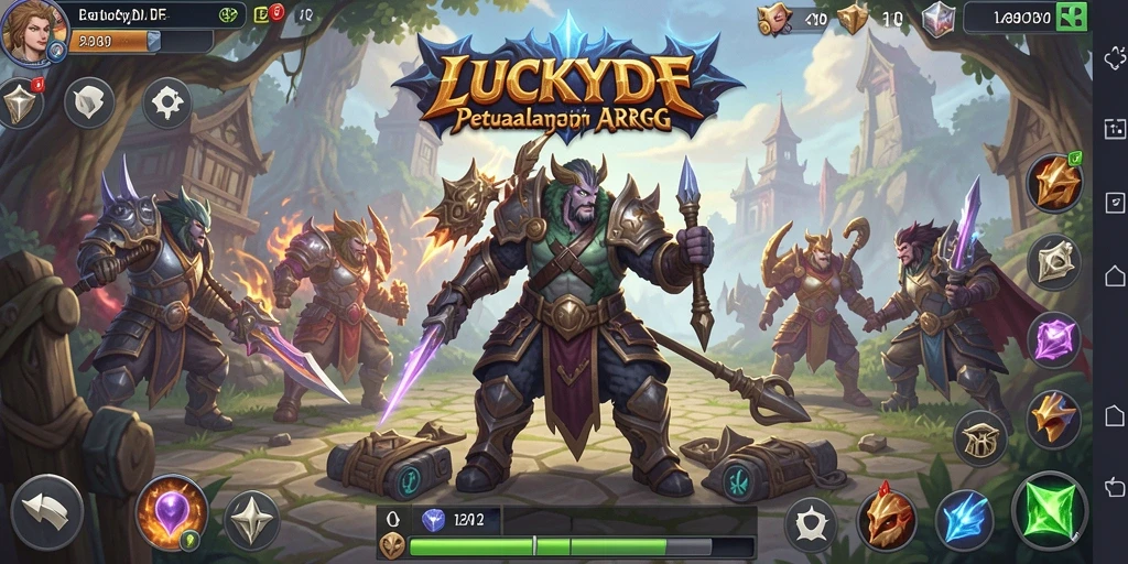 Menampilkan gameplay menarik dan pertarungan seru di LUCKYDF.