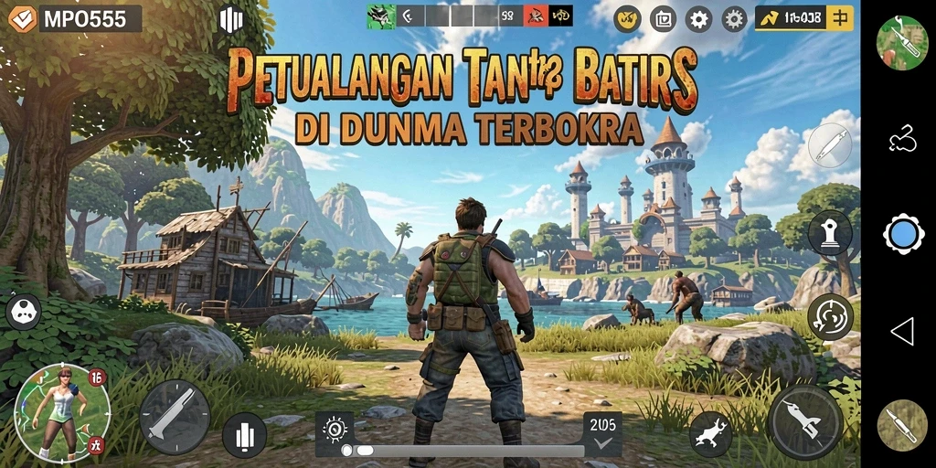 Tangkapan layar MPO555 menampilkan keindahan dunia terbuka yang mengagumkan.