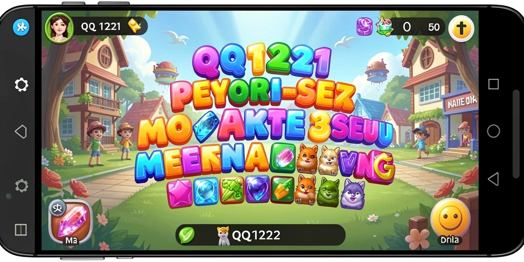 Tangkapan layar gameplay QQ1221 yang menarik dan penuh warna.