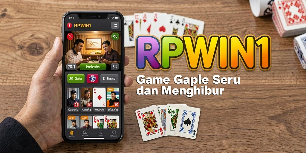 Tampilan gameplay seru di RPWIN1 saat bermain Gaple.