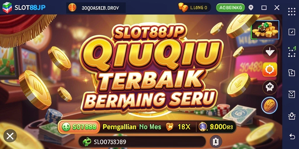 Tangkapan layar SLOT88JP menunjukkan gameplay QiuQiu yang seru.