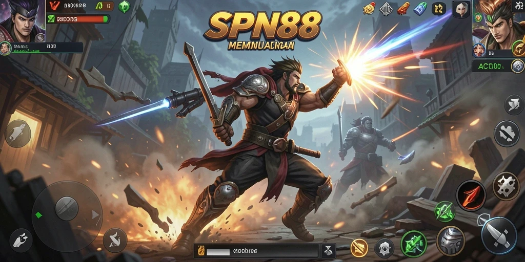 Tampilan dinamis dalam gameplay SPN88 yang menegangkan.