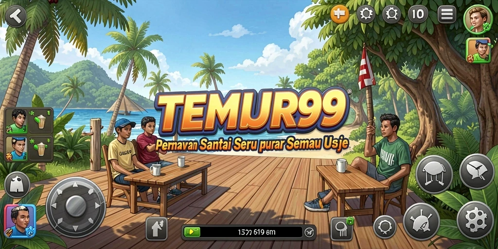 Screenshot TEMPUR99 menampilkan momen seru dalam gameplay Casual yang penuh warna.