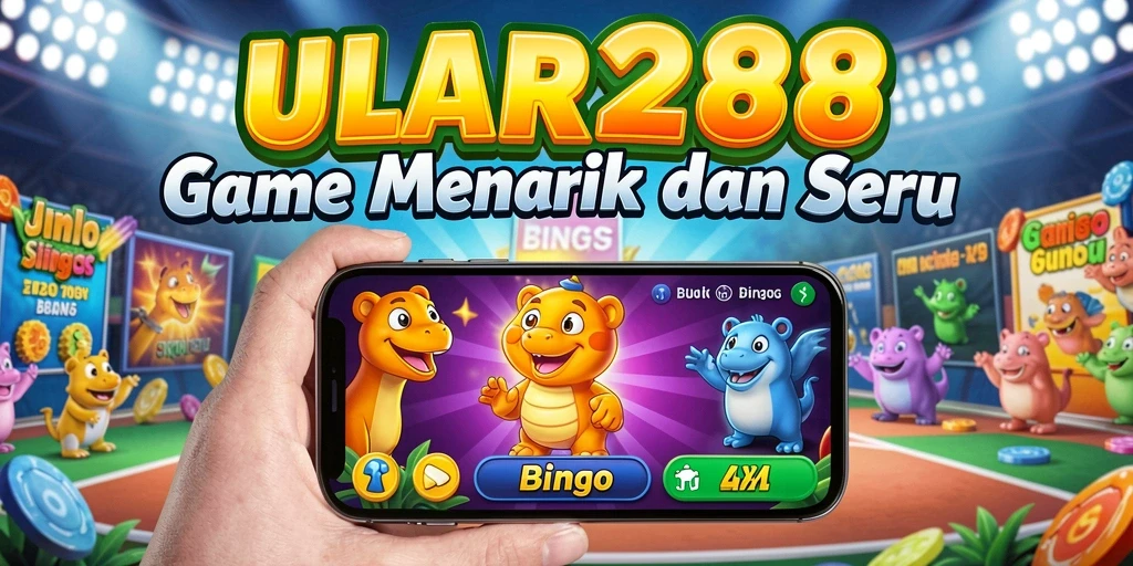 Tampilan main game Bingo yang seru dan menarik di ULAR288.