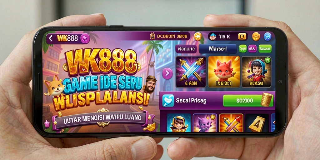Tangkapan layar gameplay WK888 menampilkan aksi santai di dunia Idle.